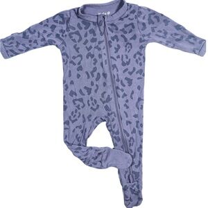 Kyte Baby Purple Leopard Print Kids One Piece
